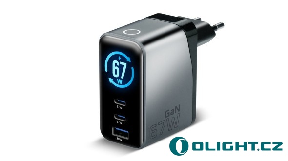 everActive 67W GaN 1xUSB + 2xUSB-C