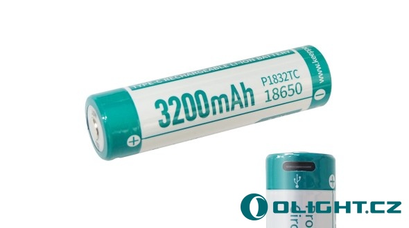 Keeppower USB-C 18650 3200 mAh (Li-Ion)