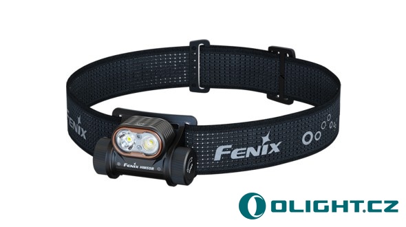 Nabíjecí čelovka Fenix HM55R - celočerná