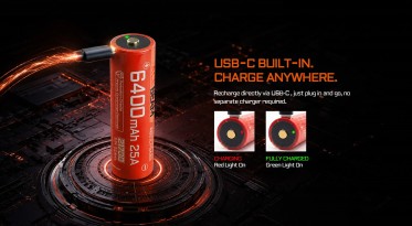 Akumulátor AceBeam USB-C 21700 6400 mAh (Li-Ion)