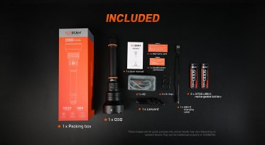 Potápěčská svítilna Acebeam D30