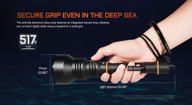 Potápěčská svítilna Acebeam D30