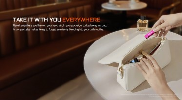 Nabíjecí baterka Acebeam Keylite - červená