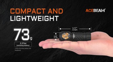 Čelovka AceBeam H17 2.0 - Micro Arc