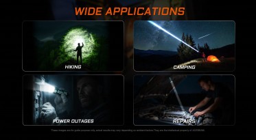 Svítilna AceBeam E10 2.0 - černá