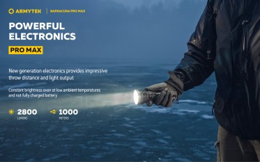 Armytek Barracuda Pro Max Magnet USB PCB White