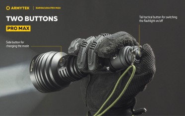 Armytek Barracuda Pro Max Magnet USB PCB White