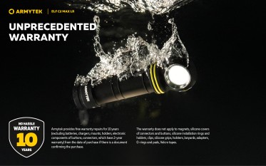 Armytek Elf C2 Max LR USB-C PCB White