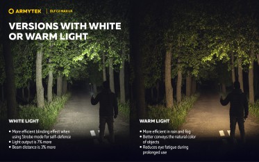 Armytek Elf C2 Max LR USB-C PCB White