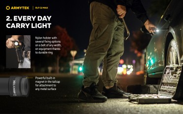 Armytek Elf C2 Max USB-C PCB White