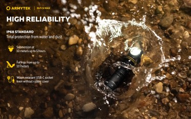 Armytek Elf C2 Max USB-C PCB White