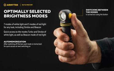 Armytek Elf C2 Max WR USB-C PCB Warm
