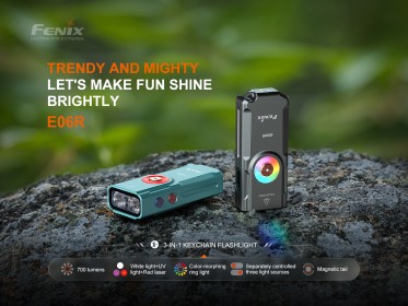 Nabíjecí baterka Fenix E06R - šedá
