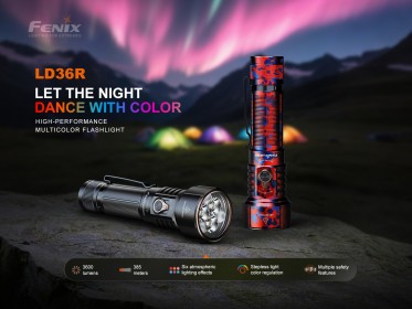 Nabíjecí svítilna Fenix LD36R - černá