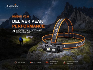 Nabíjecí čelovka Fenix HM60R V2.0