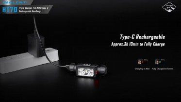 Nabíjecí čelovka Imalent HT70