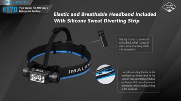 Nabíjecí čelovka Imalent HT70